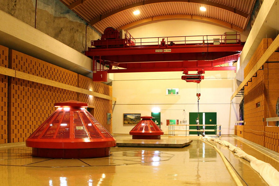 Alta power plant machine room