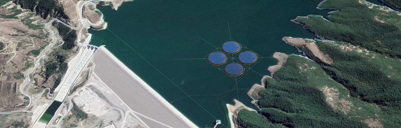 Banja floating solar plant
